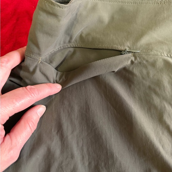 Patagonia Olive Green SZ 6 Skort Perfect With Liner High Waisted Flattering Cute - Picture 9 of 12